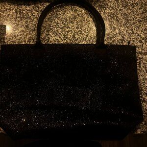 rebel black tote with sparkles
